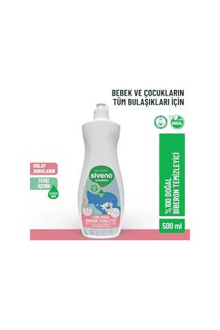 Siveno Baby Doğal Emzik Ve Biberon Temizleyici 500 Ml Çok Renkli
