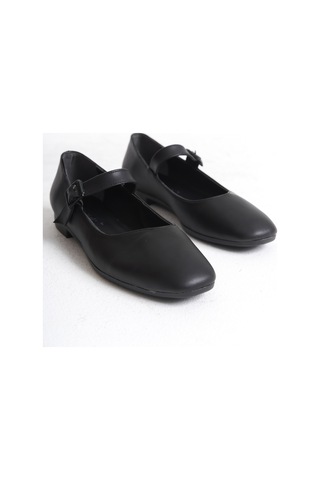 Garantili D552 Günlük Ortopedik Kadın Babet Ayakkabı Siyah