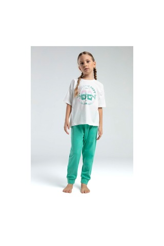Xo Kids Kız Çocuk Pijama Takım 9-14 Yaş 3614 Yeşil