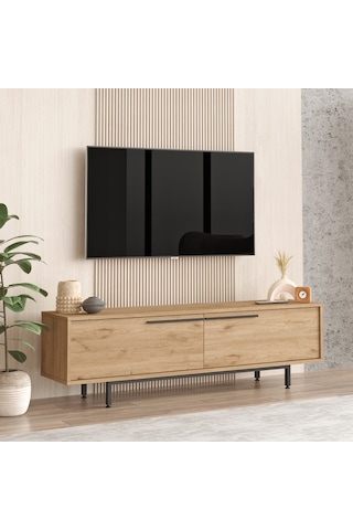 Robin Home Lidya Tv Ünitesi Sehpası Metal Ayaklı 160cm Sepet
