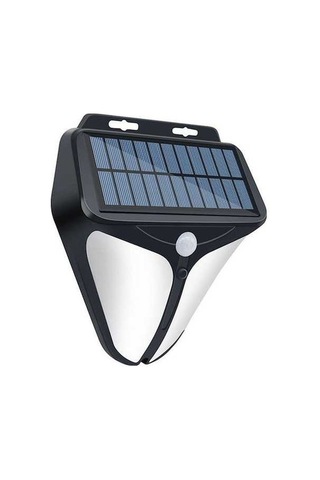 Funtree 129db Güneş Enerjili Alarmlı Strobe, Kızılötesi Harekete Duvara Monte Siyah Siyah