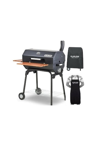 Guruss CG-075 Kömürlü Barbekü Mangal + Önlük + Kılıf