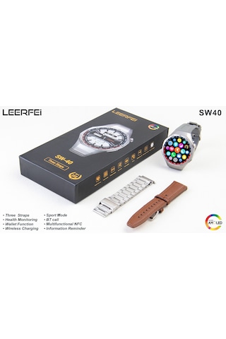 Leerfei SW40 Akıllı Saat (İthalatçı Garantili)