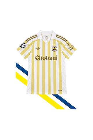 Fenerium Fenerbahçe 2026 Avrupa Deplasman Forması Ucl Patchlı Sarı - Beyaz Pac