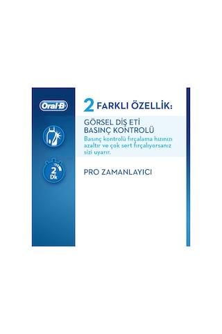 Oral-B Pro 2900 Elektrikli Diş Fırçası Siyah 2'li
