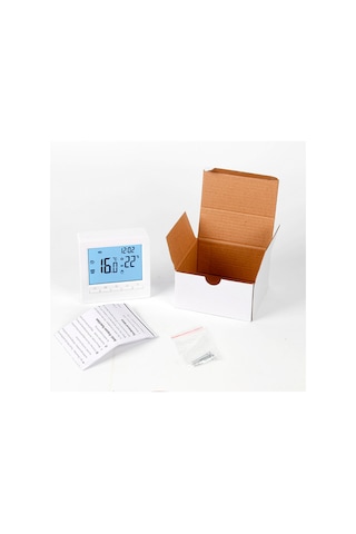 Dofolink Beyaz Arka Işıklı Lcd Ekranlı, Dokunmatik Tuşlu, 5+2 Haftalık Programlanabilir, Çocuk Kilidi Ve Düşük Sıcaklık Korumalı, Pil Beslemeli Pil Yok Gaz Kombi Akıllı Termostat Kontrolörü