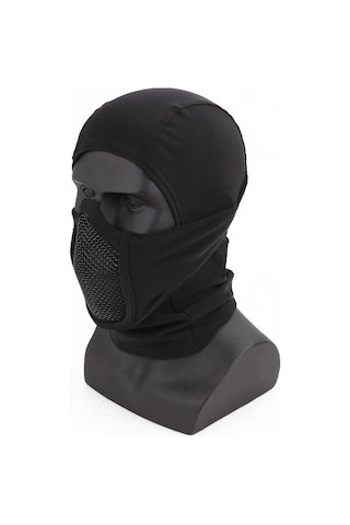 Emersongear Telli Balaklava Siyah Shadow Warrior Buğu Önleyici Siyah