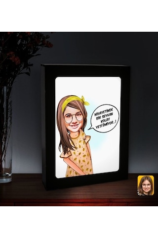 Kişiye Özel Isimli Kız Çocuk Kolay Yetişmiyor Karikatürlü Led Işı (508470785)