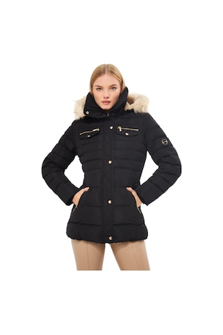 Kadın Büyük Beden Spor Kapüşonlu Mont M5303 Bgl-st03228 001