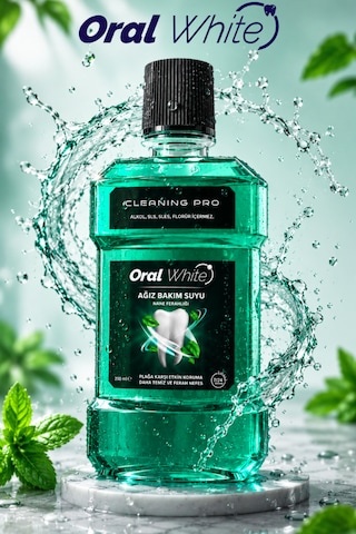 Oral White Cleaning Pro Ağız Bakım Suyu 250 ML