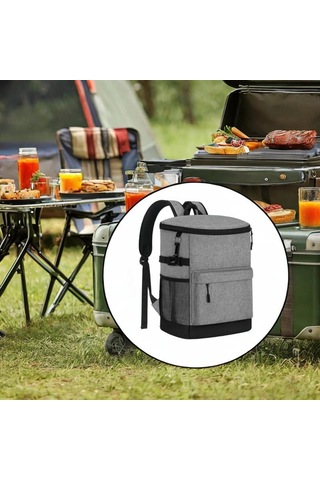 Dolıty Sırt Çantası Soğutucu Benzersiz Taşınabilir Gri Gri