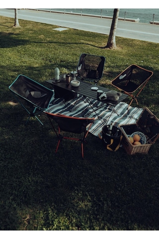 Urban Badger Wunjo Piknik Örtüsü 1.2x2 Metre Beyaz - Mavi