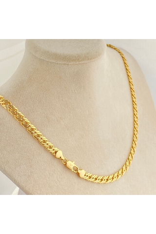 Kadın Zincir Kolye Vintage Kolye Kararmaz Xuping Vip Seri 14 Ayar Gold 60cm Gold