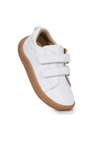 Kiko Kids Luqa %100 Deri Günlük Erkek Çocuk Spor Ayakkabı Beyaz