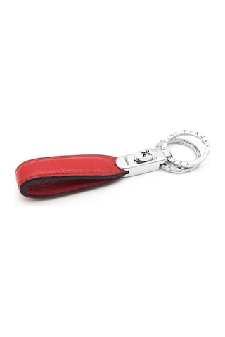 Tergan Kırmızı Unisex Deri Anahtarlık 0235b68