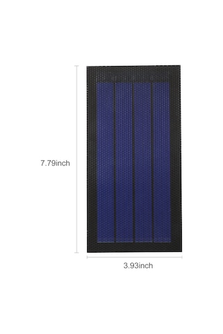 Mufunye 1w 6v Esnek Güneş Paneli Küçük İnce Amorf Silikon Güneş Pili Dıy Su Geçirmez Kamp Taşınabilir Güç Güneş Paneli Işık Fan Bahçe Pompası İçin Uyumlu