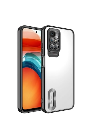 Xiaomi Redmi 10 Kılıf Kamera Korumalı Logo Gösteren Omega Kılıf