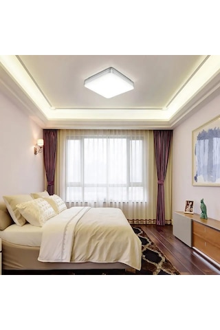 48watt Yeni Nesil Sıva Üstü Kare Led Panel Armatür Beyaz Işık Beyaz