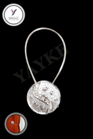 Yaykeperde Mandalı-mıknatıslı Perde Tutacağı Gümüş Güneş