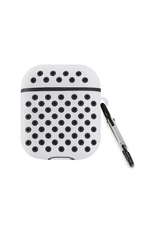 Newface Apple Airpods Uyumlu, 2 2.nesil Spor Delikli Kılıf - Gri-siyah
