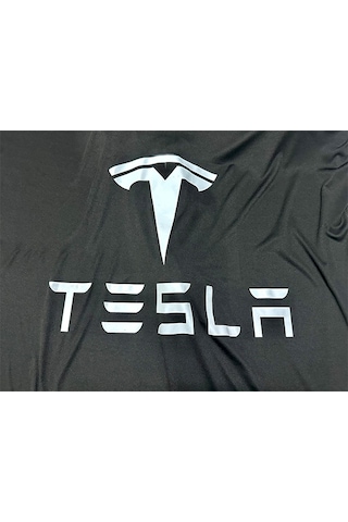 Tesla Model Y 2020- Araba Brandası Siyah Kumaş Penye Toz Geçirmez Oto Garaj Branda