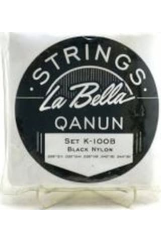 La Bella K100B Black Nylon Siyah Nylon -Profesyonel Kanun Tel Set