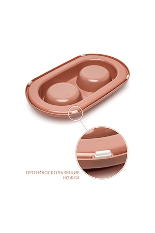 Al'ternativa Kedi Ve Köpekler İçin Kırmızı Çift Yemek Kabı 296716122