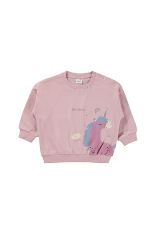 Civil Baby Unicorn Baskılı 6-18 Ay Takım - Pembe Pink Pastel