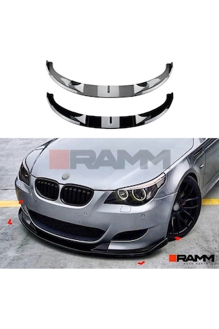 Bmw E60 E61 M5 Ön Lip Parlak Siyah