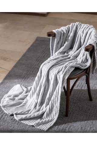 Corbeau Welsoft Düz Tv Battaniye - Gri 8684427293102 Gri