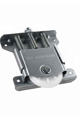 İmt Aksesuar Pkm 80 Sürgülü Dolap Kapağı Ve Gardrop Sürgü Kapağı Tekeri Metalik