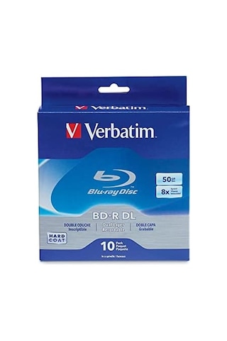 Verbatim Bd-r 97335 Blu-ray Medya Diski, 50 Gb, 8 X Yazılabilir, Çift Katlı, 10 Adet