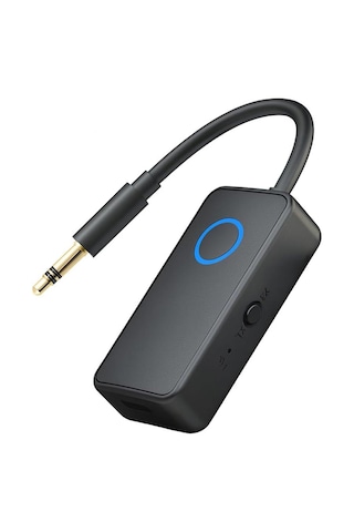 M30 Kablosuz Ses Adaptörü Bluetooth 5.4, Aux 3.5mm, 2 Si 1 Arada Transmitter, Araç & Ev Hoparlör Uyumlu