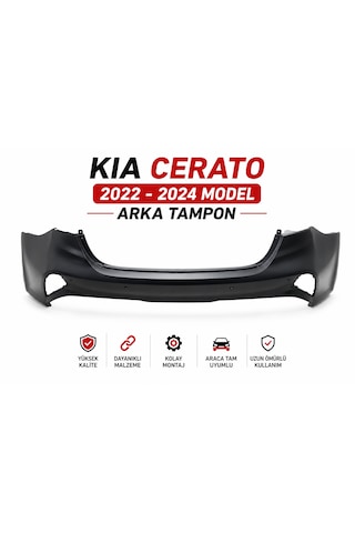 Kıa Cerato 2022-2024 Model Uyumlu Arka Tampon