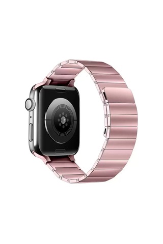 Newface Apple Watch Uyumlu 38mm Kr404 Huks Kordon - Rose Gold
