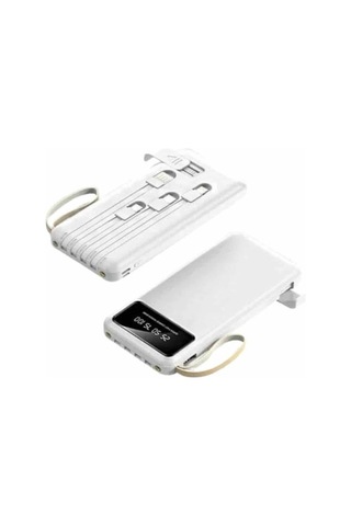 Hızlı Şarj Özellikli 20.000 Mah Dijital Göstergeli Usb Girişli Android Ve İos Uyumlu Powerbank Rekli