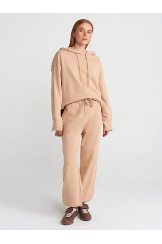Dilvin 70458 Basic Jogger Pantolon Camel