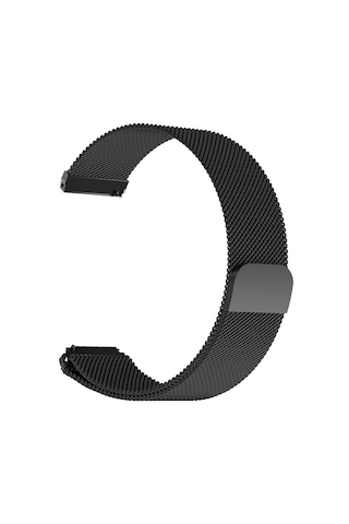 Samsung Galaxy Watch Active 2 Uyumlu Loop Metal Hasır Kordon 20mm