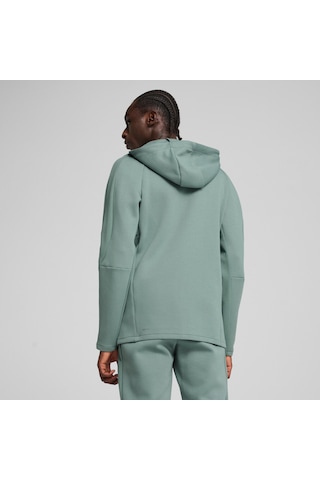 Puma Evostrıpe Erkek Tam Fermuarlı Kapüşonlu Ceket 684613 30 Yeşil