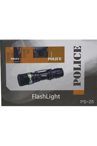 Polıce Ps-25 El Feneri Şarjlı Çok Renkli