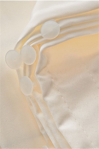 Lisse Home Standart Saten Güneşlik Perde Ekru Renk Ekru