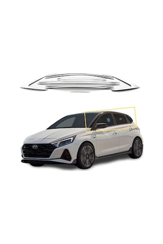 Hyundai İ20 Krom Cam Çerçevesi Set 2020-2021 14 Parça