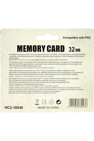 Ps2 32Mb Memory Card Playstation 2 32 Mb Hafıza Kartı