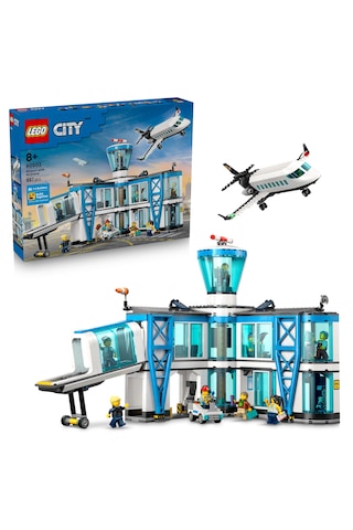 LEGO® City Havaalanı ve Uçak 60502 - 6 Yaş ve Üzeri Çocuklar İçin Yaratıcı Oyuncak Yapım Seti (887 Parça)