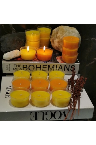 İv Candles Citronella Sineksavar Sarı Kapsul Mum