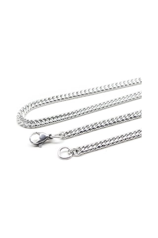 Chavin Gri 60 Cm. 4 Mm. Traşlı Gürmet Erkek Çelik Zincir Dm90-4 478258011