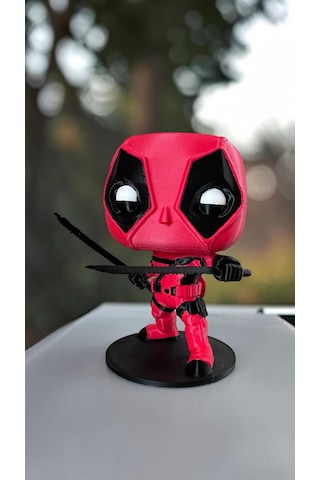 Funko Pop Marvel Deadpool Figür 10 Cm Koleksiyonluk Standlı Masaüstü Dekoratif Biblo Oda Dekoru