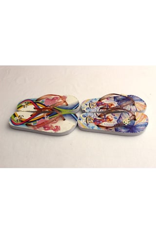 Kaymaz Taban Renkli Havuz,Deniz Kız Çocuk Parmak Arası Terlik-32