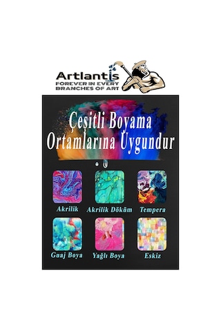 Siyah Tuval 20x20 Cm 3 Adet Astarlı Kare Tuval Resim Tuvali Siyah 20 20 Cm Tual Akrilik Yağlı Boya İçin İdeal