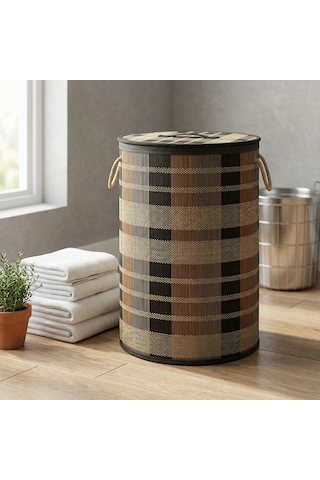 Koçtaş Bambu Sepet L 40 x 52 CM Çok Renkli